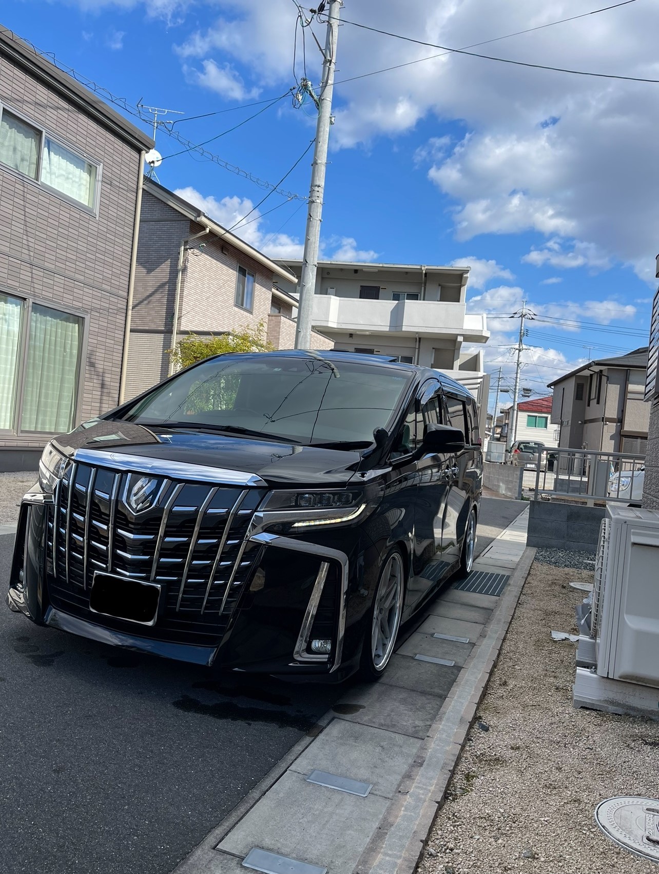 手洗い洗車（ALPHARD）